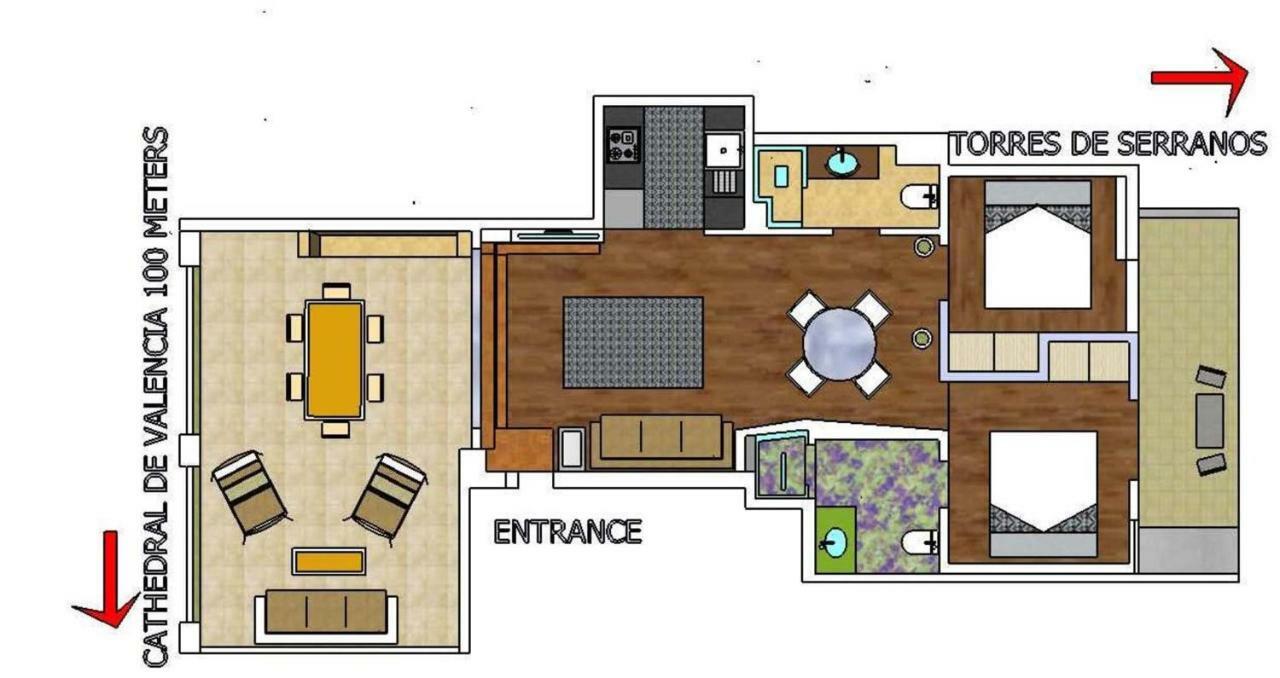 Florit Flats - Center 2Br 2Ba Attic Terrace View Wifi Ac Appartement Valencia Buitenkant foto